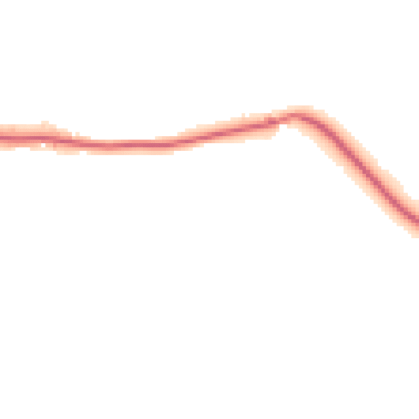 Night-time road noise heatmap for TQ9 6GR
