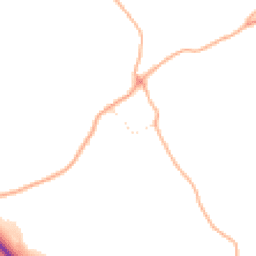 Daytime road noise heatmap for TQ9 6LQ
