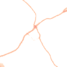 Daytime road noise heatmap for TQ9 6NN