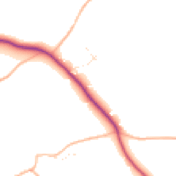 Daytime road noise heatmap for TQ9 6NS