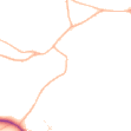 Daytime road noise heatmap for TQ9 6NU