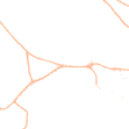 Daytime road noise heatmap for TQ9 6NY