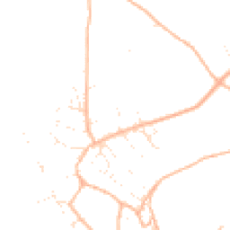 Daytime road noise heatmap for TQ9 6RP