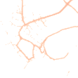 Daytime road noise heatmap for TQ9 6SH