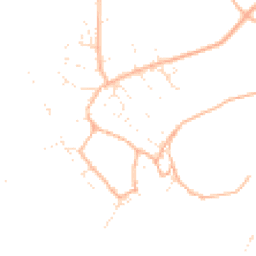 Daytime road noise heatmap for TQ9 6SX