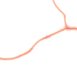 Night-time road noise heatmap for TQ9 6TP
