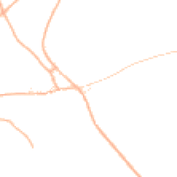 Daytime road noise heatmap for TQ9 7FH