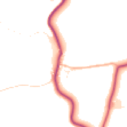 Daytime road noise heatmap for TQ9 7JB