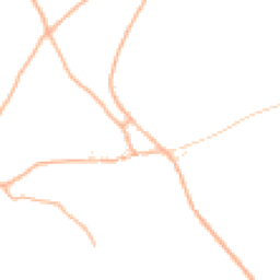 Daytime road noise heatmap for TQ9 7JD