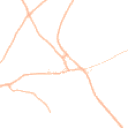 Daytime road noise heatmap for TQ9 7JH
