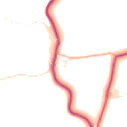 Daytime road noise heatmap for TQ9 7LH