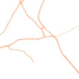 Daytime road noise heatmap for TQ9 7NT