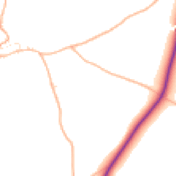 Daytime road noise heatmap for TQ9 7PL
