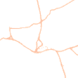 Daytime road noise heatmap for TQ9 7SD