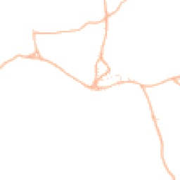 Daytime road noise heatmap for TQ9 7SW