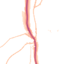 Daytime road noise heatmap for TQ9 7SZ