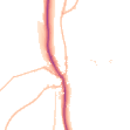 Daytime road noise heatmap for TQ9 7TD