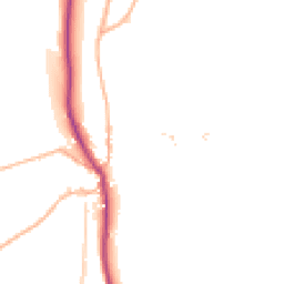 Daytime road noise heatmap for TQ9 7TH
