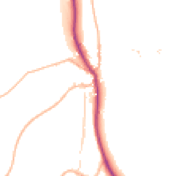 Daytime road noise heatmap for TQ9 7TU