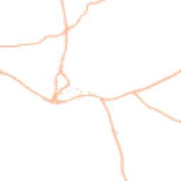 Daytime road noise heatmap for TQ9 7TW