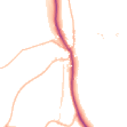Daytime road noise heatmap for TQ9 7TX