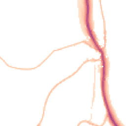 Daytime road noise heatmap for TQ9 7TY