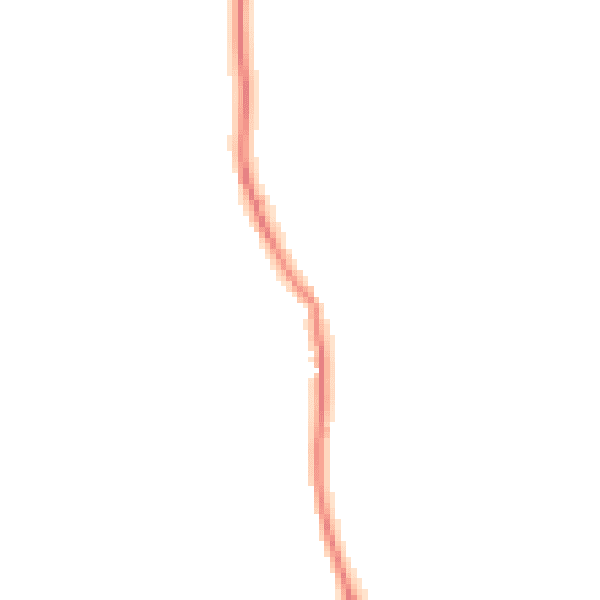 Night-time road noise heatmap for TQ9 7UH