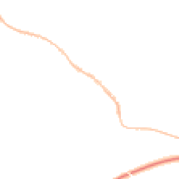 Night-time road noise heatmap for TR10 8AG
