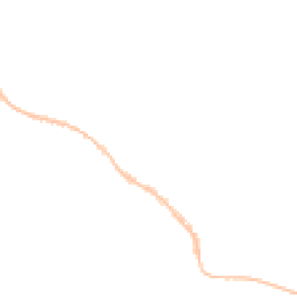 Night-time road noise heatmap for TR10 8AJ