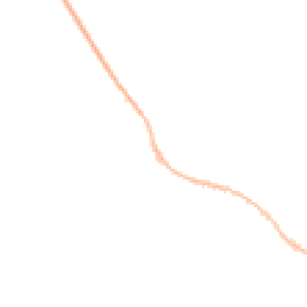 Night-time road noise heatmap for TR10 8DJ