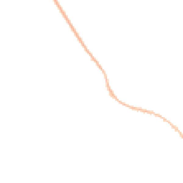 Night-time road noise heatmap for TR10 8DN