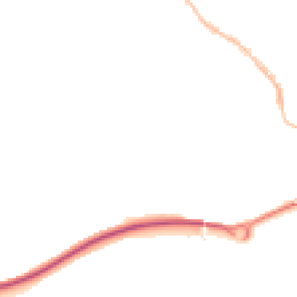 Night-time road noise heatmap for TR10 8FL