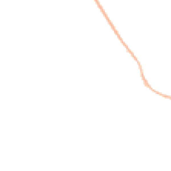 Night-time road noise heatmap for TR10 8HJ