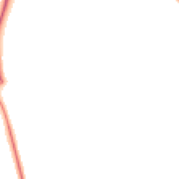 Night-time road noise heatmap for TR10 9AJ