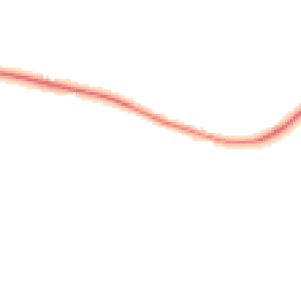 Night-time road noise heatmap for TR10 9DN