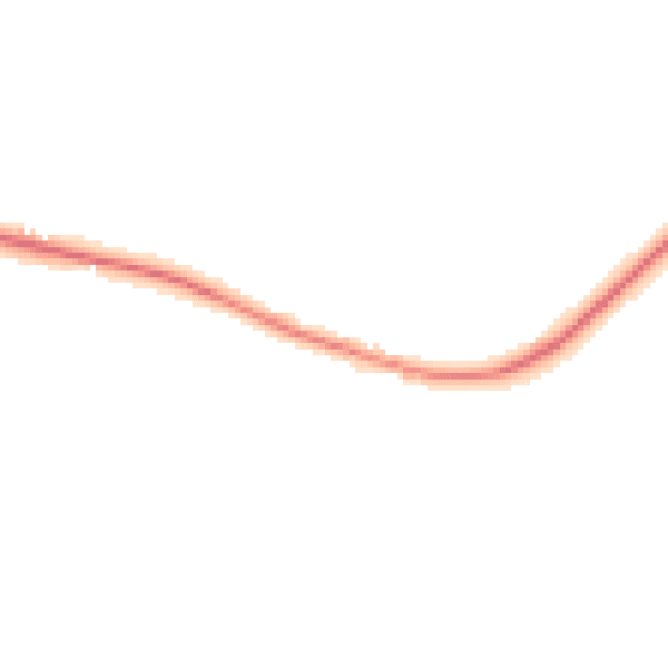 Night-time road noise heatmap for TR10 9DP