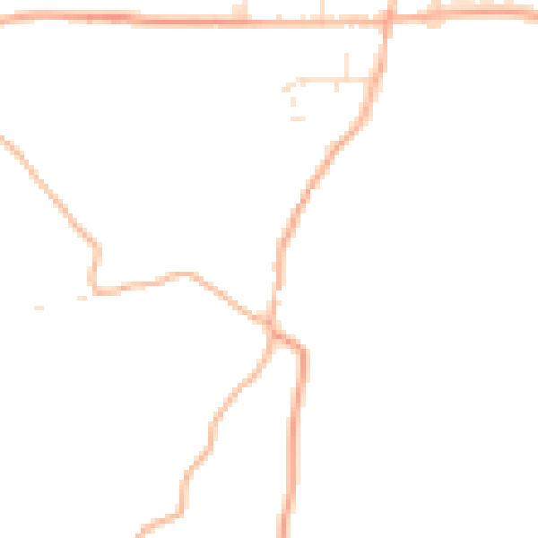 Daytime road noise heatmap for TR10 9HP