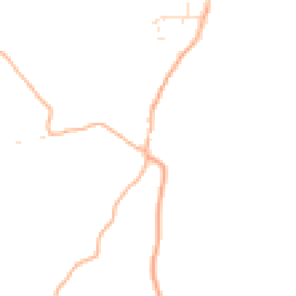 Daytime road noise heatmap for TR10 9HR