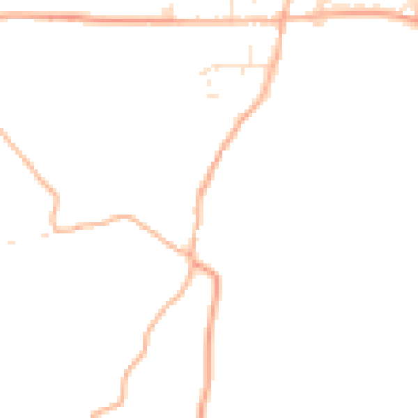 Daytime road noise heatmap for TR10 9HW