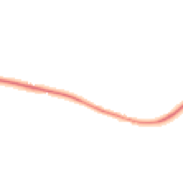 Night-time road noise heatmap for TR10 9LW