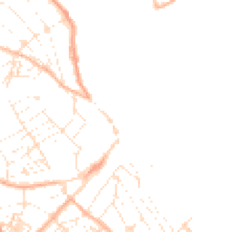 Daytime road noise heatmap for TR11 2AA