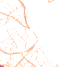 Daytime road noise heatmap for TR11 2AB