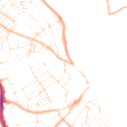 Daytime road noise heatmap for TR11 2AG