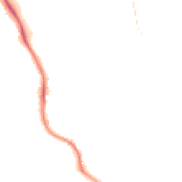 Night-time road noise heatmap for TR11 2AH