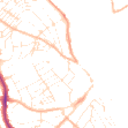 Daytime road noise heatmap for TR11 2AL