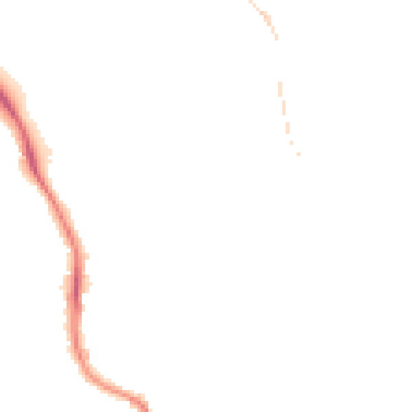 Night-time road noise heatmap for TR11 2BG