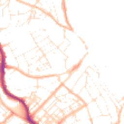 Daytime road noise heatmap for TR11 2BX