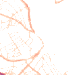 Daytime road noise heatmap for TR11 2BY