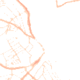 Daytime road noise heatmap for TR11 2BZ