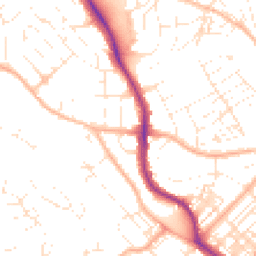 Daytime road noise heatmap for TR11 2DG